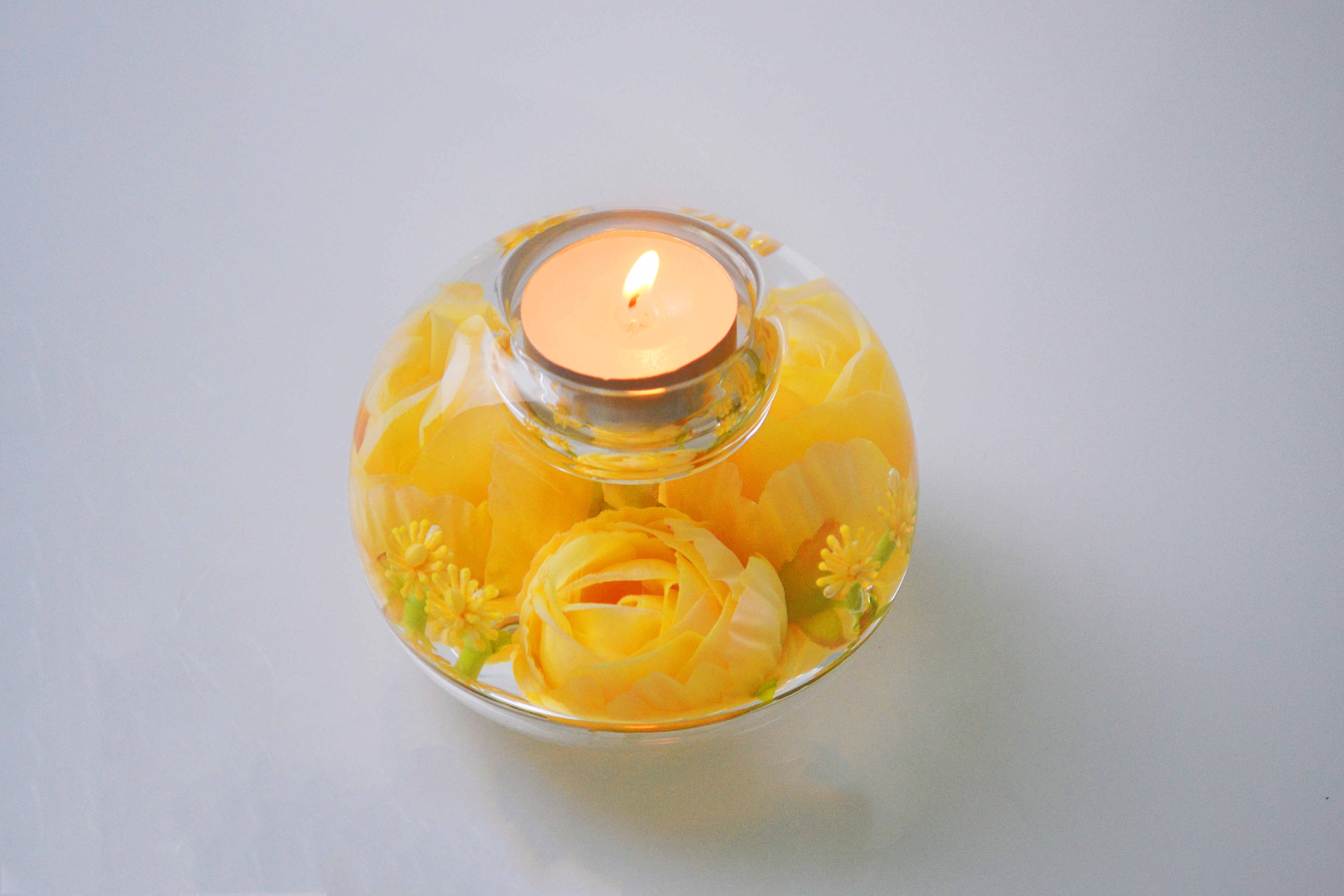 Glass Made Canned Household Crafts Candle Holder 