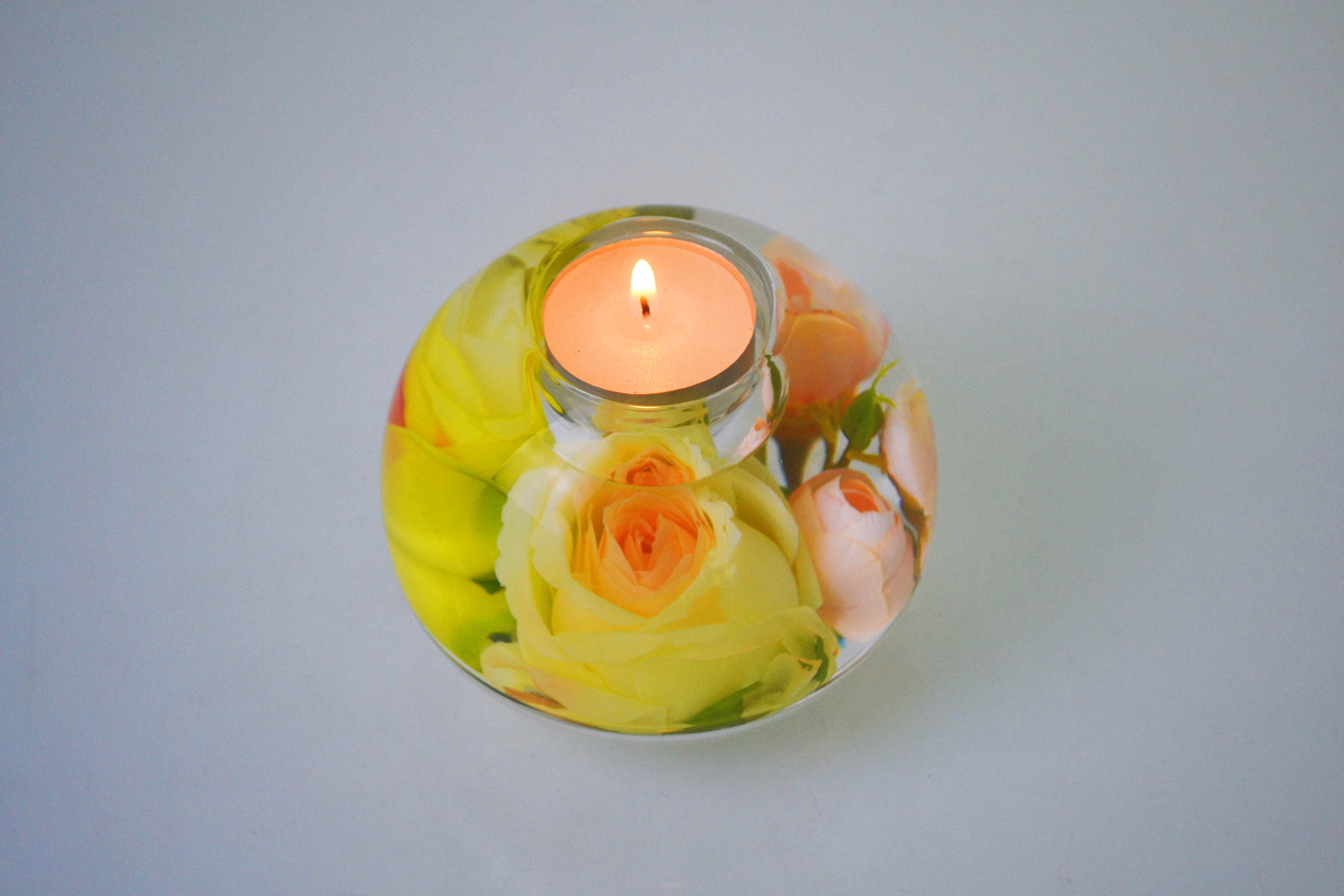 Romantic Holiday Gifts Glass Candle Holder