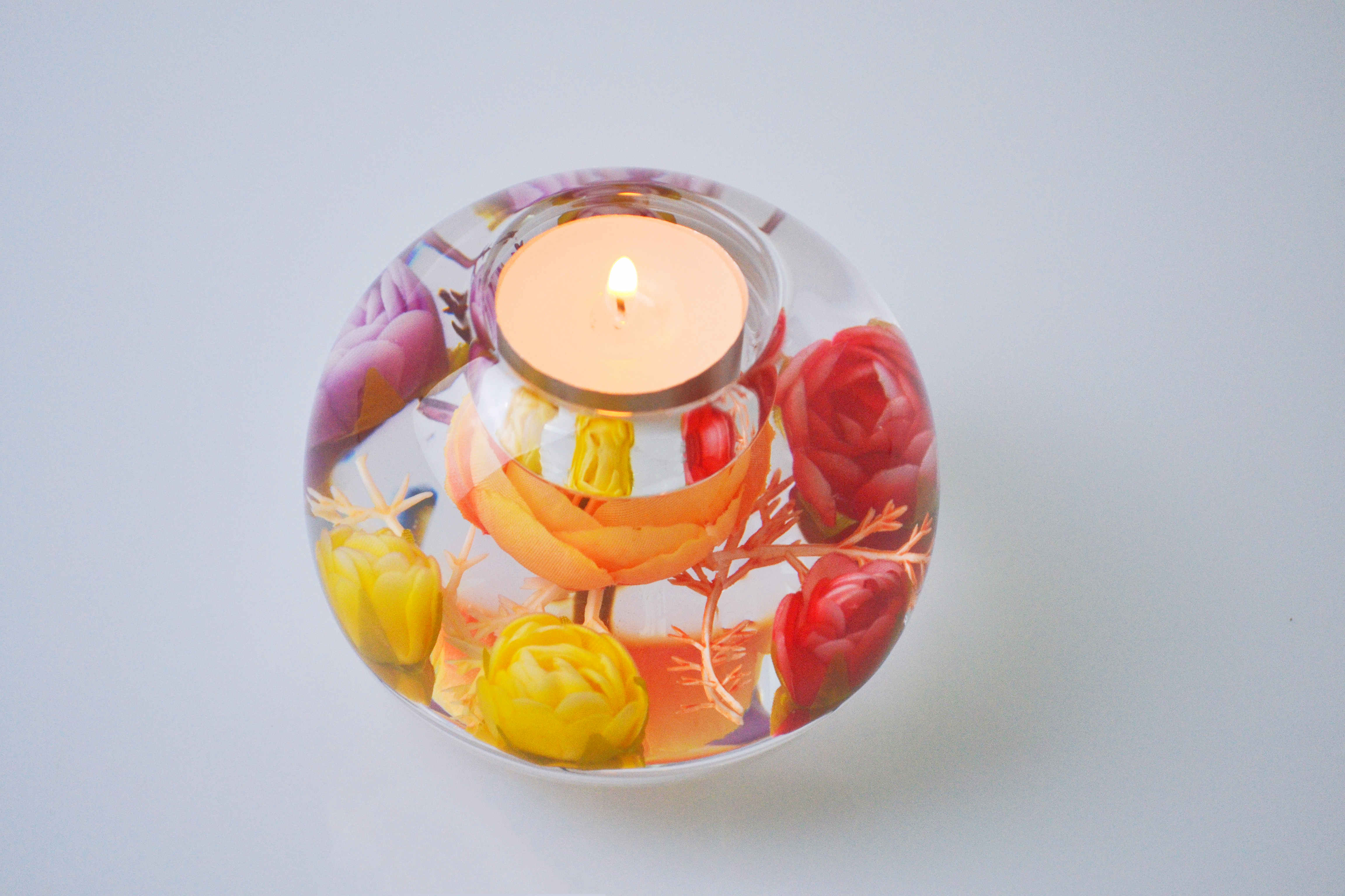 Dream Light Flower Candle Holder Desktop Gifts